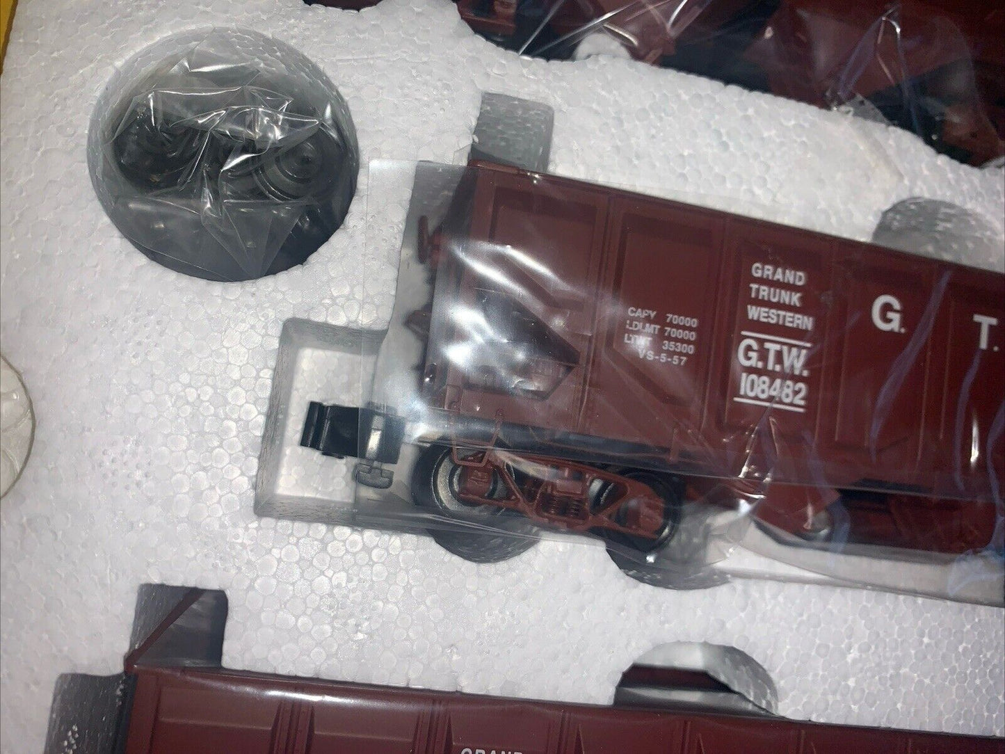 🚂 S Gauge S-Helper Service #01049 pan Hb GTW 3 Car Set #1 C-10 Brand New in OB!