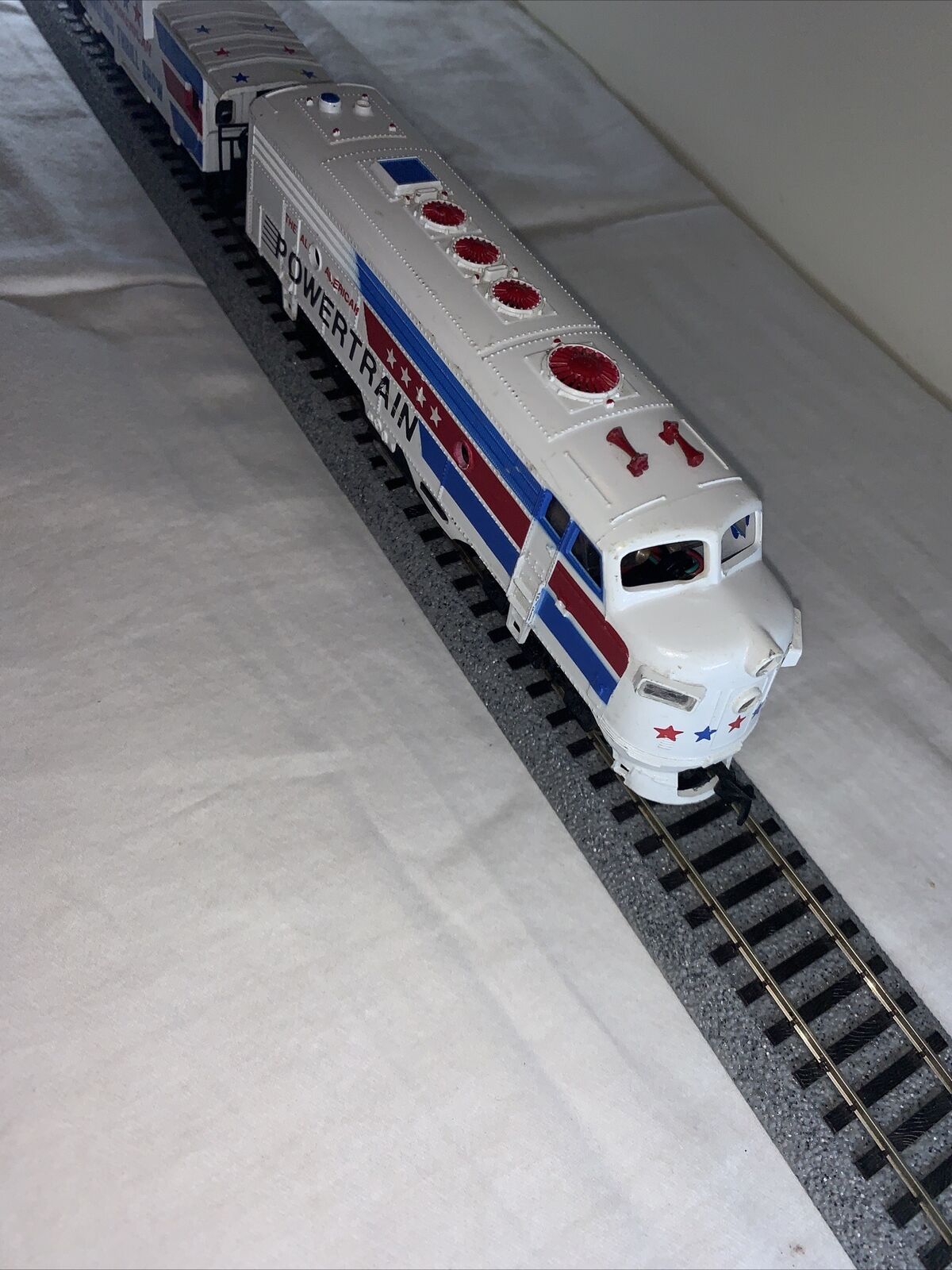 🚂 HO Scale Bachmann All-American Powertrain Locomotive & Caboose C-6 TESTED!!