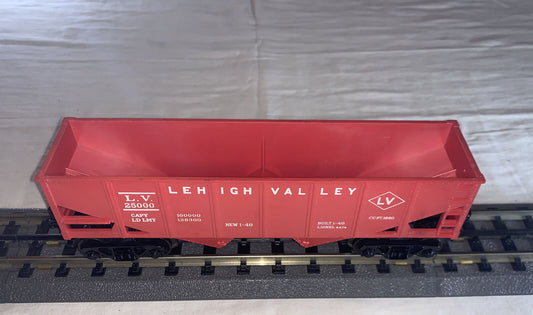 🚂 Lionel 6476 Lehigh Valley Hopper, Red. C-6 Very Good. Serviced & Tested!